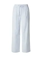 Hunkemöller Pyžamové nohavice  námornícka modrá / svetlomodrá / biela
