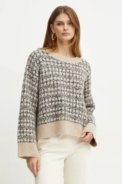 Svetr z vlněné směsi BOSS