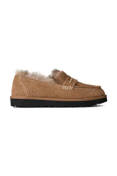 Semišové mokasíny UGG W Ellis Loafer
