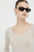 Bavlněné tričko s dlouhým rukávem American Vintage T-SHIRT ML COL ROND