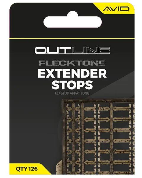 Avid carp zarážky outline flecktone extender stops