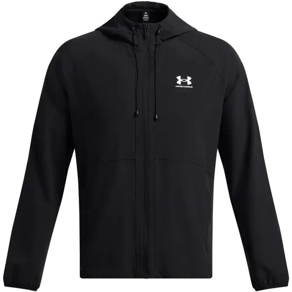 Under Armour STRETCH WOVEN WINDBREAKER Pánská bunda, černá, velikost M