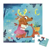 Janod Blahopřání k narozeninám s puzzle Sladký život