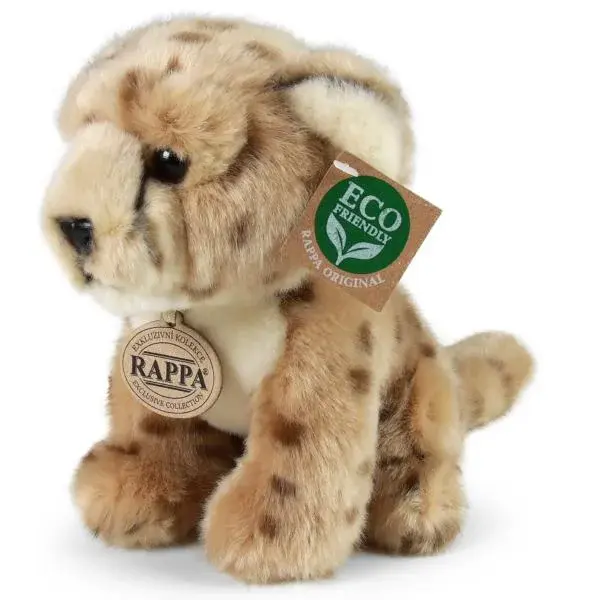 Plyšový gepard sedící 18 cm ECO-FRIENDLY