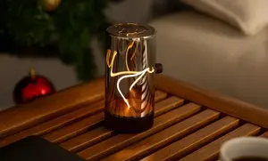 Lampička Solis Drift, více variant - Gingko Varianta: ořech