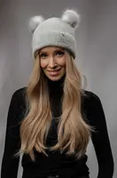 Dětska čepice Jamiks šedá barva,