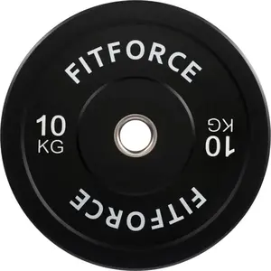 Fitforce PLRO 10 KG x 50 MM Nakládací kotouč, černá, velikost 10 KG