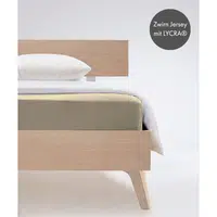 Fleuresse ELASTICKÉ PROSTĚRADLO, žerzej, béžová, 90-100/200-220 cm