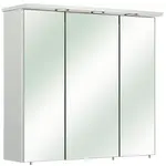 Xora ZRCADLOVÁ SKŘÍŇKA, bílá, 75/72/20 cm