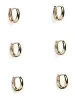 PIECES Náušnice 'PCNAMI'  zlatá