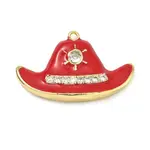 Brass Enamel Pendants