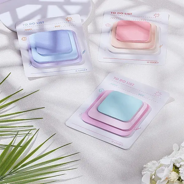 3Books 3 Styles Pad Sticky Notes