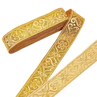 Ethnic Embroidery Polyester Flat Ribbons