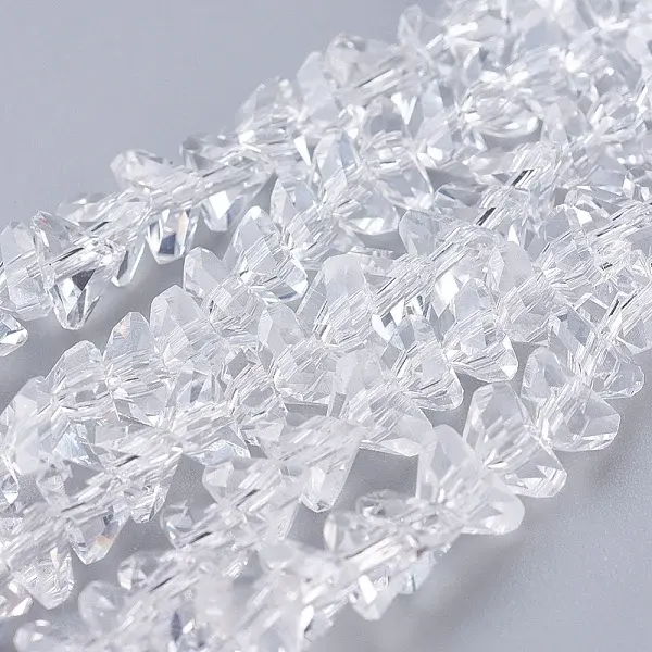 Transparent Glass Beads Strands