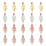 20Pcs 4 Styles Glass Ice Cream Pendants