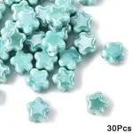 30Pcs Handmade Porcelain Bead