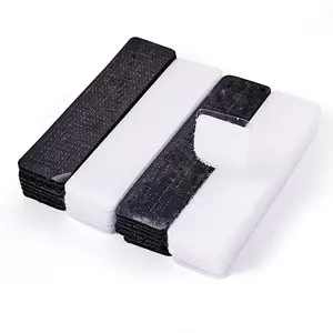 2 Sets 2 Colors Sided Self Adhesive Hook and Loop Tapes
