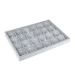24 Grids Velvet Pendant Organizer Trays