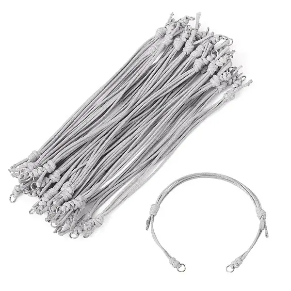 20Pcs Adjustable Korean Waxed Polyester Cord Bracelet Making