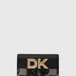 Pouzdro na karty Dkny černá barva, R42ZYE33
