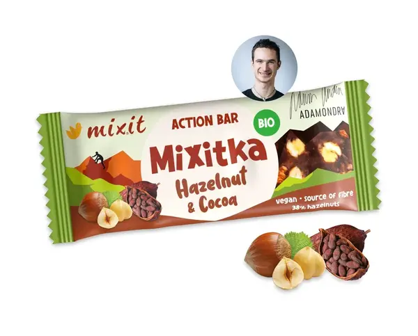 Mixit Action BIO Mixitka Adama Ondry Lískový oříšek a kakao 34 g