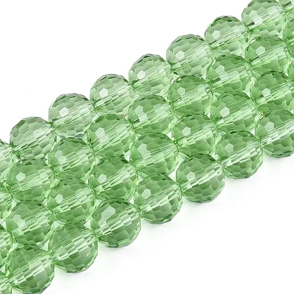 Transparent Glass Bead Strands