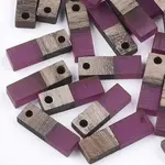 Resin & Walnut Wood Pendants