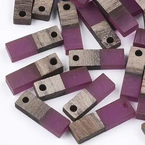 Resin & Walnut Wood Pendants