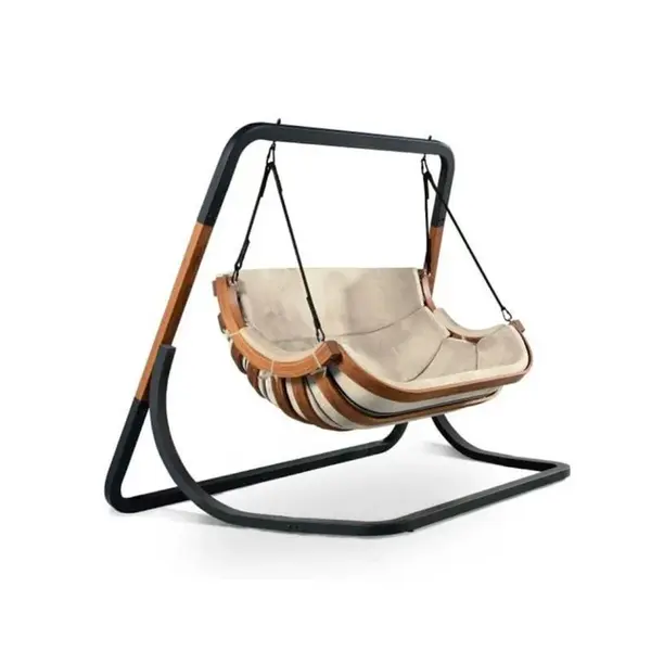 Houpačka ALPHA dvoumístná béžová (PEFC100%)