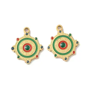 304 Stainless Steel Enamel Pendants