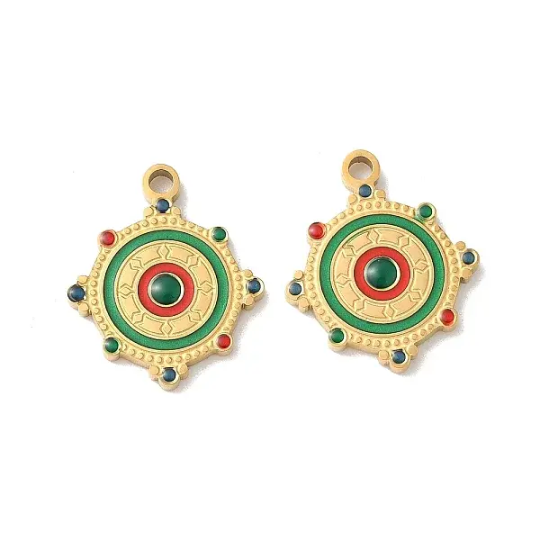 304 Stainless Steel Enamel Pendants