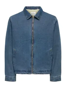 Only & Sons Prechodná bunda  modrá denim
