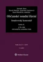Občanské soudní řízení. Soudcovský komentář. Kniha II - Jaromír Jirsa