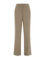 WE Fashion Nohavice s pukmi  tmavošedá