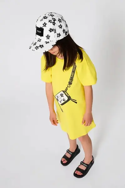 MARC JACOBS Dětské bavlněné šaty Marc Jacobs