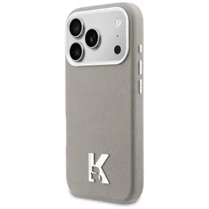 Zadní kryt KARL LAGERFELD case pro Apple iPhone 17 Pro Max compatible with MagSafe KLHMP17X5PGFKHGG, grey