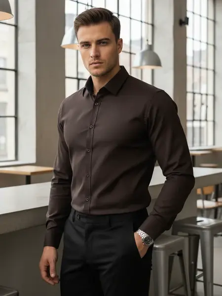 Elegantná pánska košeľa