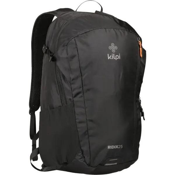 KILPI RIDIX 25 Ultraľahký turistický ruksak, čierna, veľkosť
