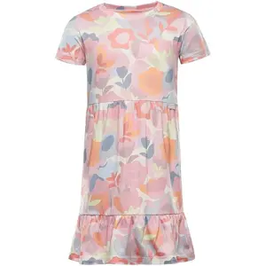 ALPINE PRO IREGO Dievčenské šaty, ružová, veľkosť 152-158