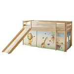 MID.YOU POSTEL S PROSTOREM NA HRANÍ, 90/200 cm vícebarevná, barvy borovice