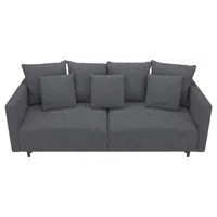MID.YOU ROZKLÁDACÍ POHOVKA, textil, tmavě šedá