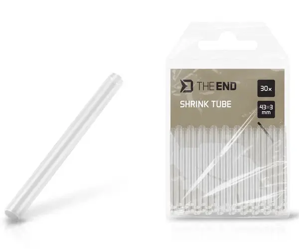 Delphin zmršťovacia hadička theend clear 43x3 mm 30 ks