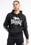 LONSDALE Mikina 'Scousburgh'  čierna / biela