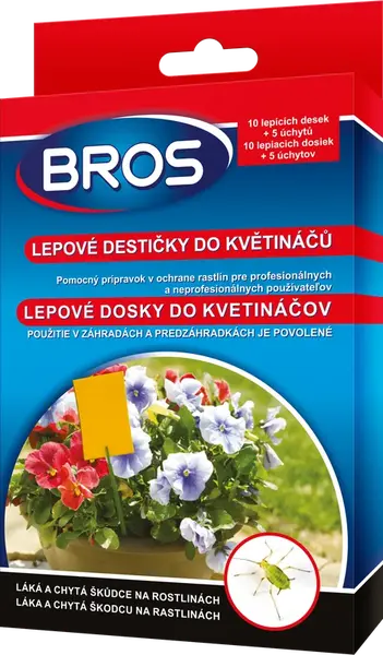 04828 Bros Lepové dosky do kvetináčov 10 ks