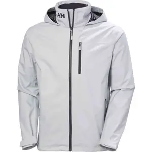 Helly Hansen CREW HOODED JACKET 2.0 Pánská outdoorová bunda, šedá, velikost