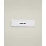 Wilson U TERRY LOGO HEADBAND Sportovní čelenka, bílá, velikost UNI