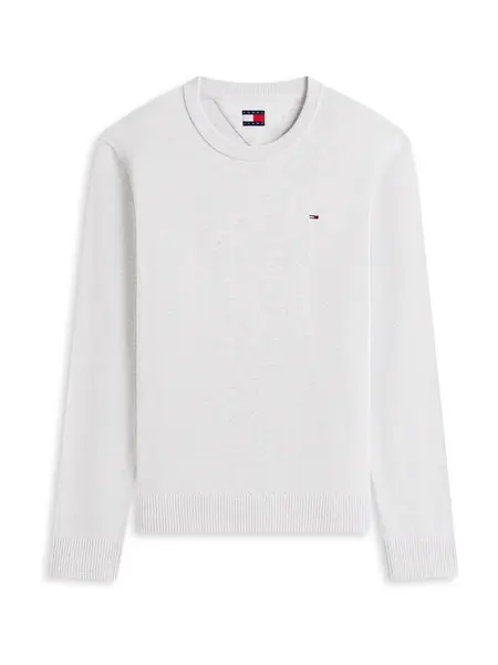 Tommy Jeans Sveter 'ESS'  sivá