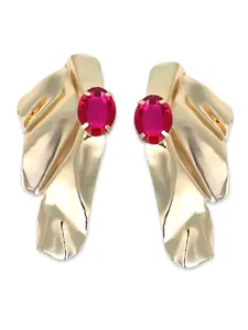 SOHI Náušnice 'Thyrza'  zlatá / ružová