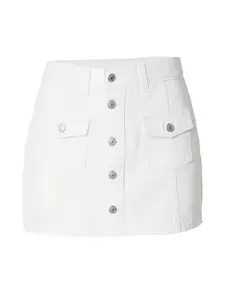 LEVI'S ® Sukňa 'Button Front Skort'  biely denim