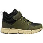 Geox J FLEXYPER B ABX Chlapecká zimní obuv, tmavě zelená, velikost